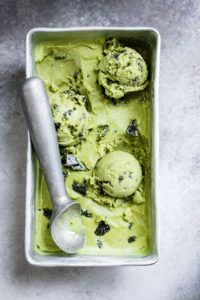 helado sin lactosa vegano