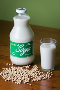 leche de soja vegana