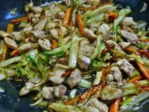receta fideos chinos con verduras