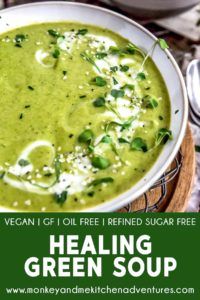 sopa para resfriado vegana