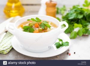 sopa vegana de verduras